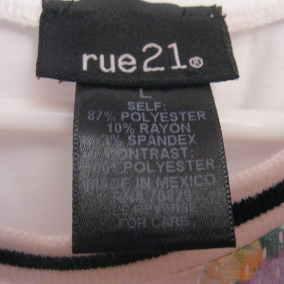 4/$20 🍁 Rue21 Off the Shoulder Top Sheer Front - Picture 3 of 5